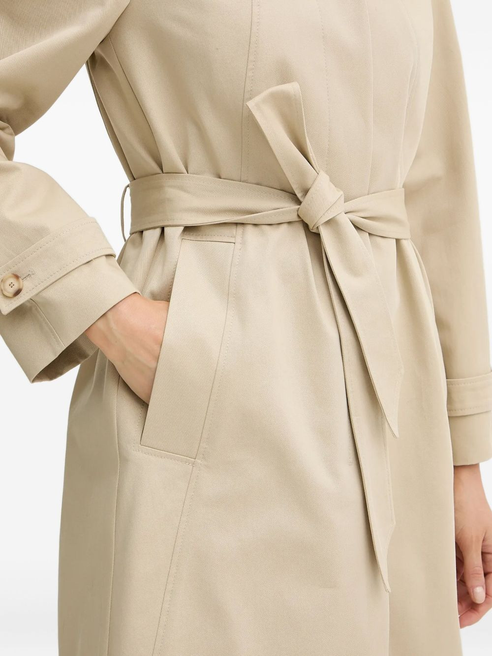belted trench coat - 5