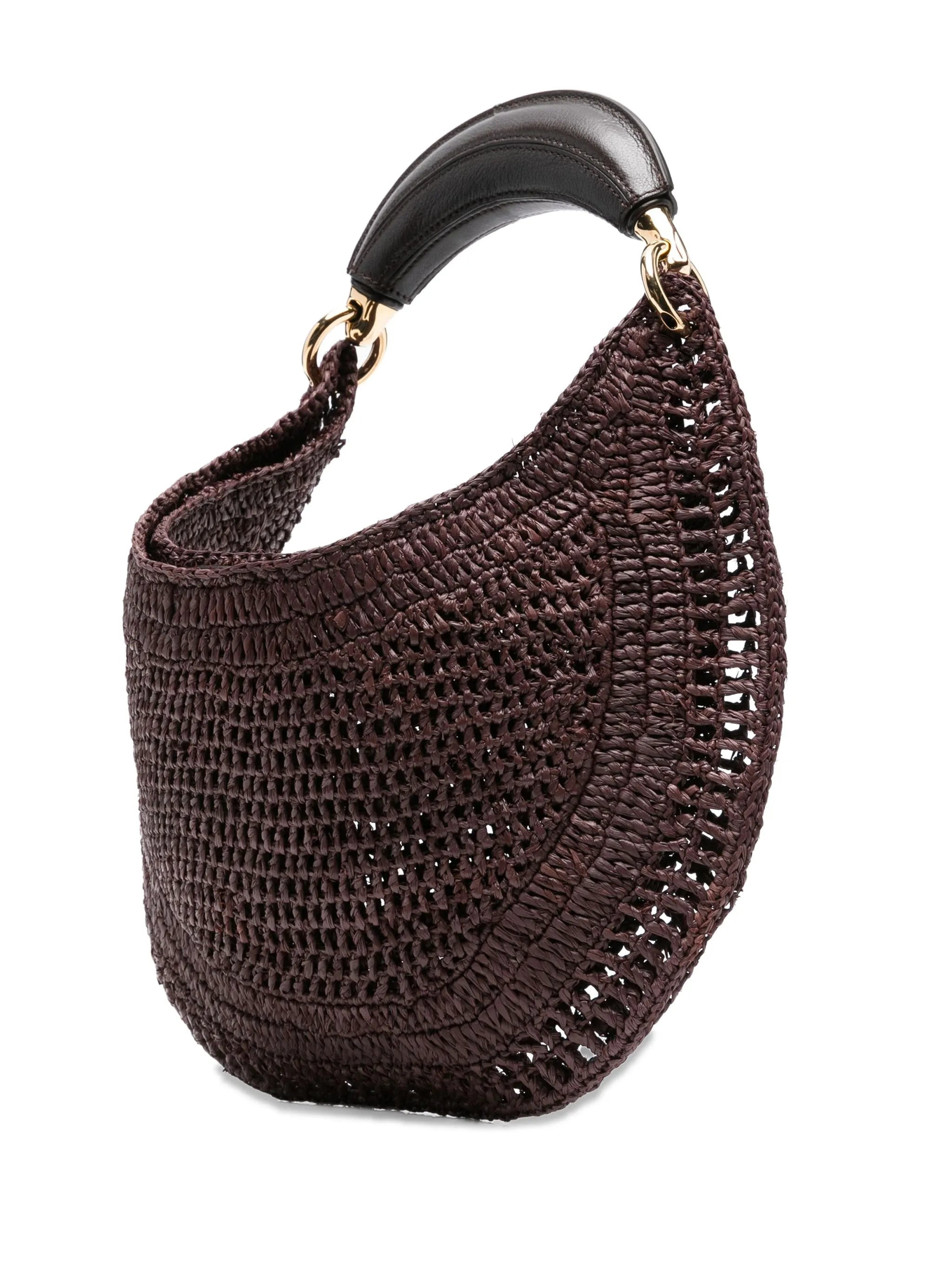 Banana raffia tote bag - 3