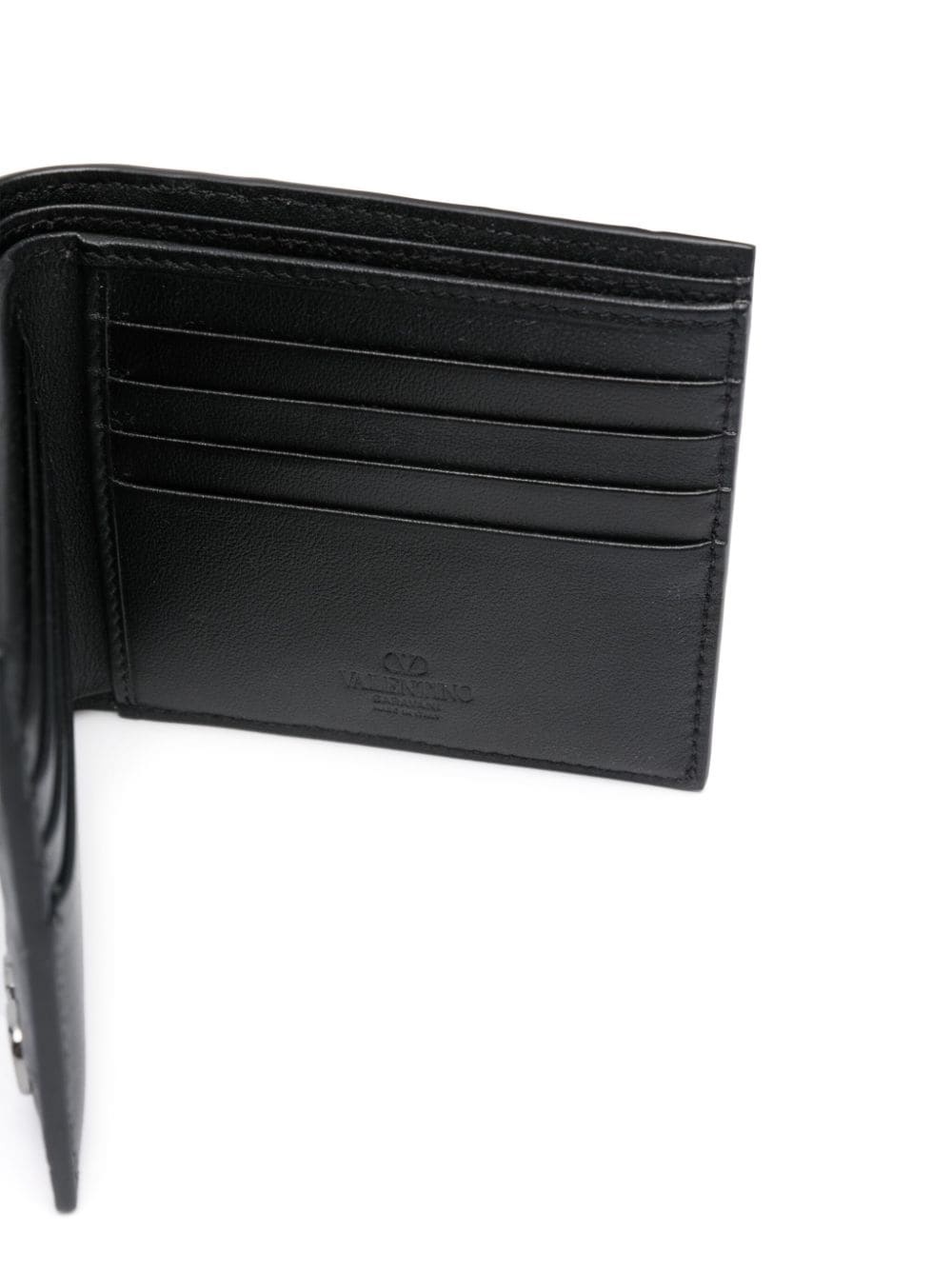 ostrich-effect leather wallet - 3