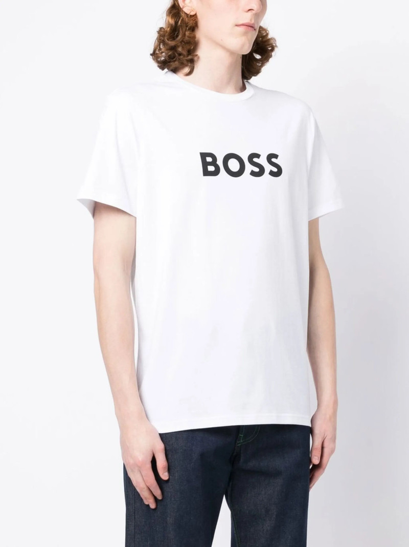 BOSS Boss Logo-print Cotton T-shirt outlook