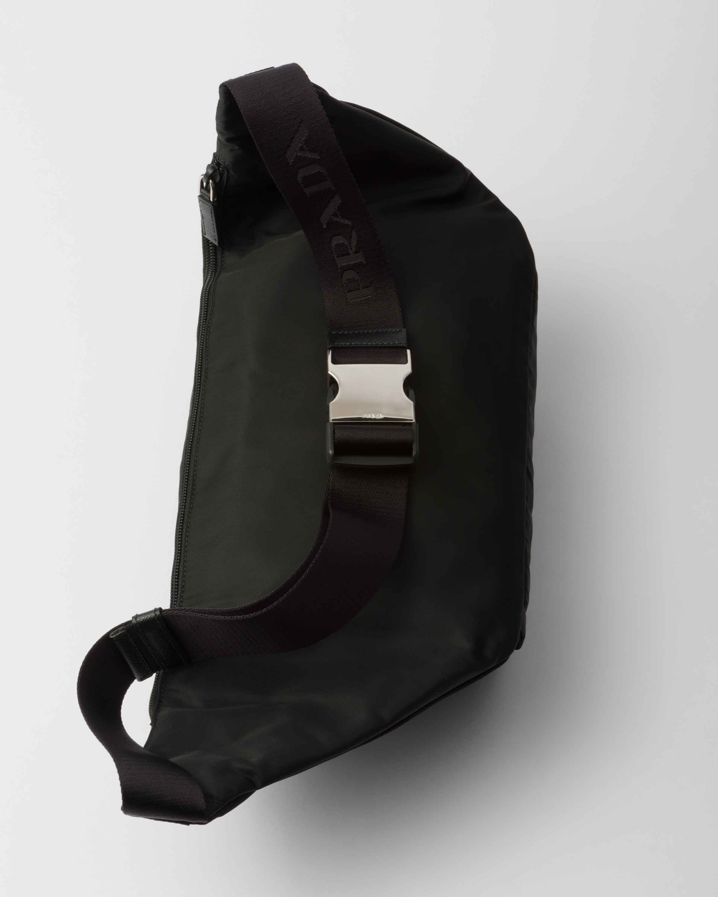 Re-Nylon and Saffiano leather belt bag - 3