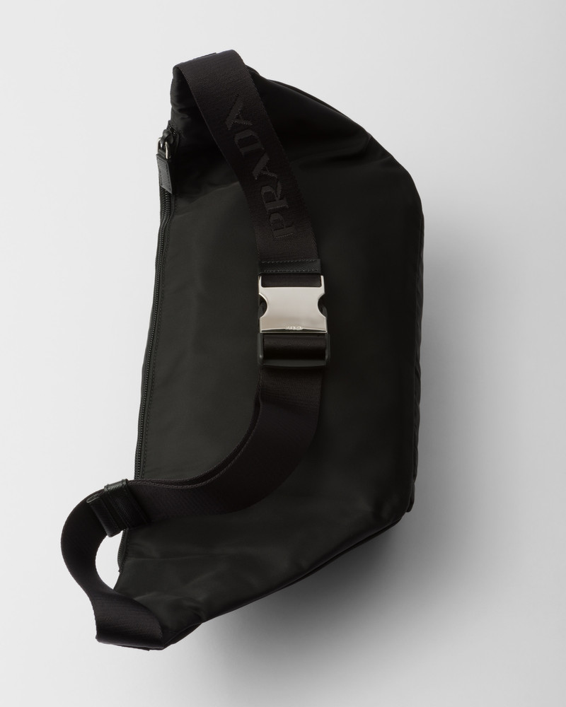 Re-Nylon and Saffiano leather belt bag 3