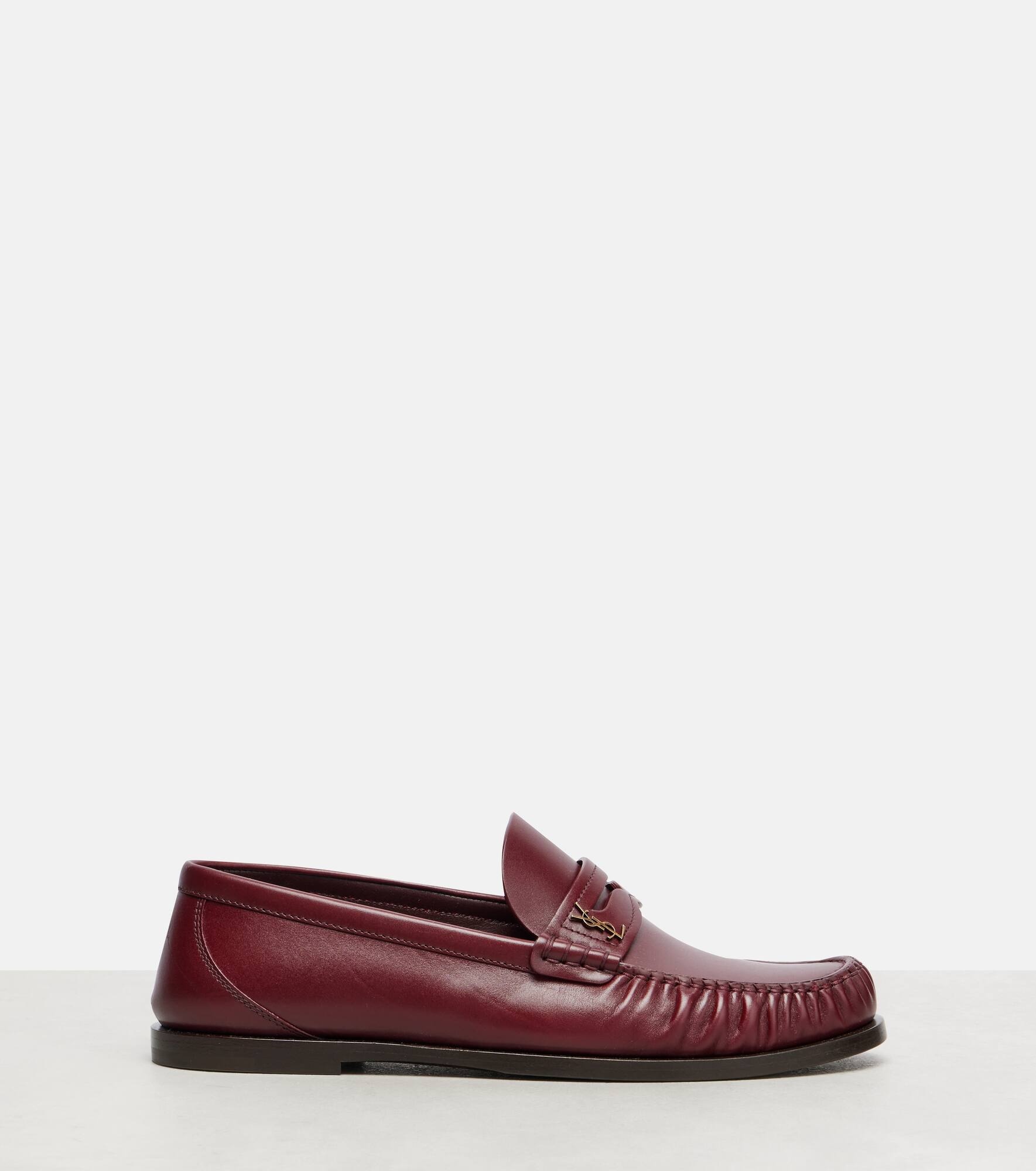 Laurent leather penny loafers - 4