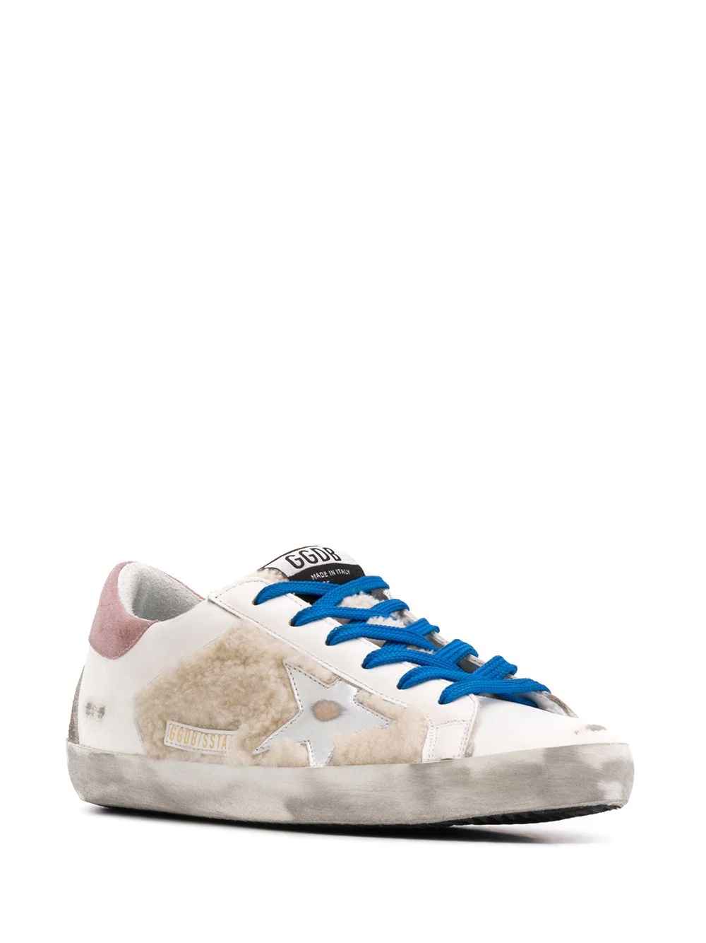 multi-panel design low-top sneakers - 2