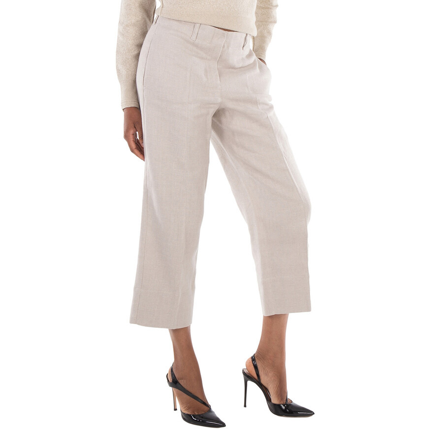Max Mara Cadice Linen-Blend Trousers - 4