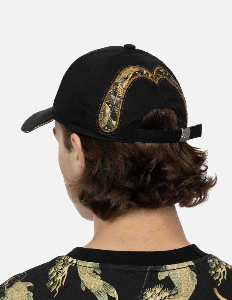 Seagull Embroidery and Daicock Brocade Cap 4