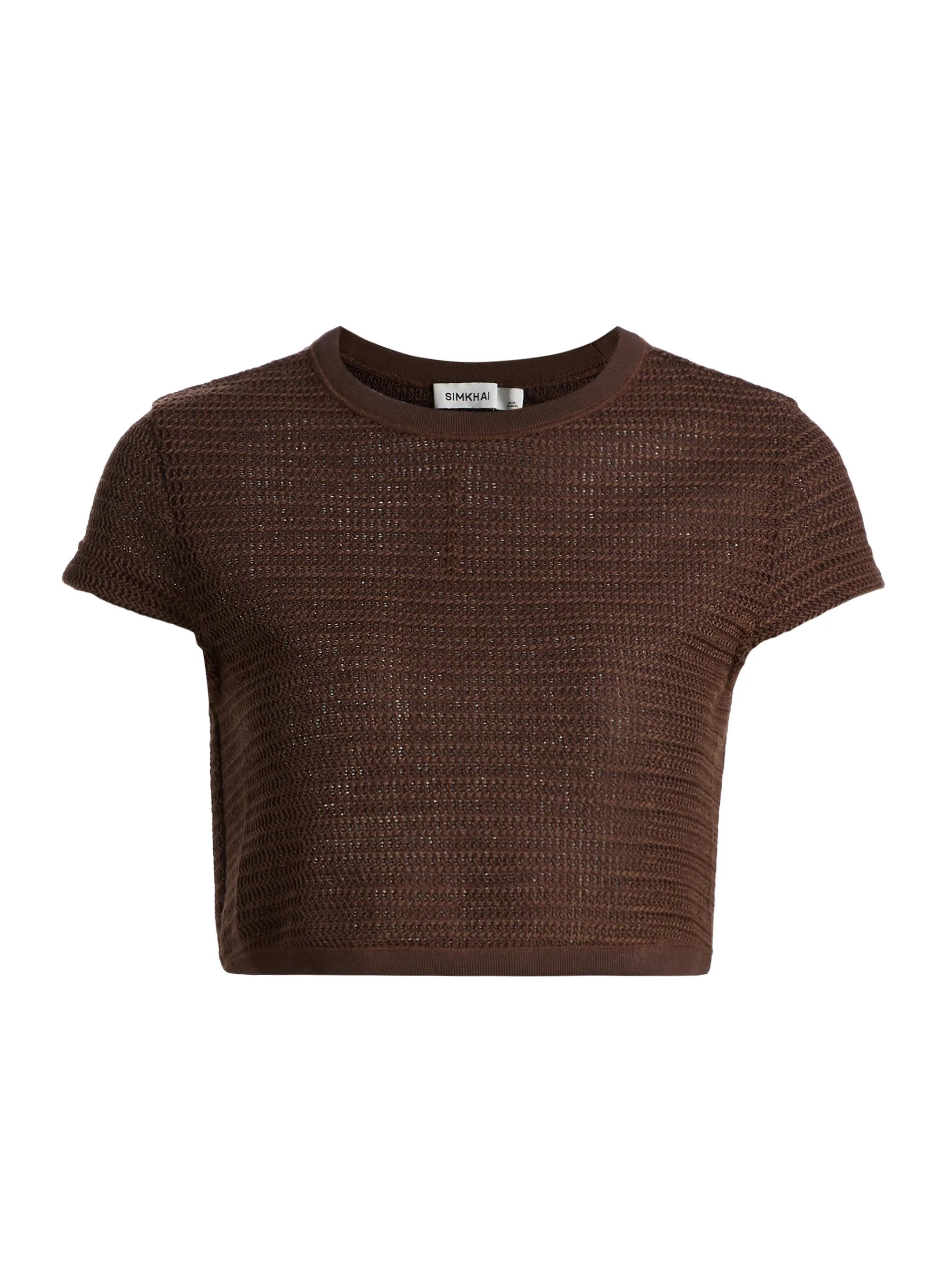 Women's Lidie Knit Cover-Up Top - Chocolate - 1