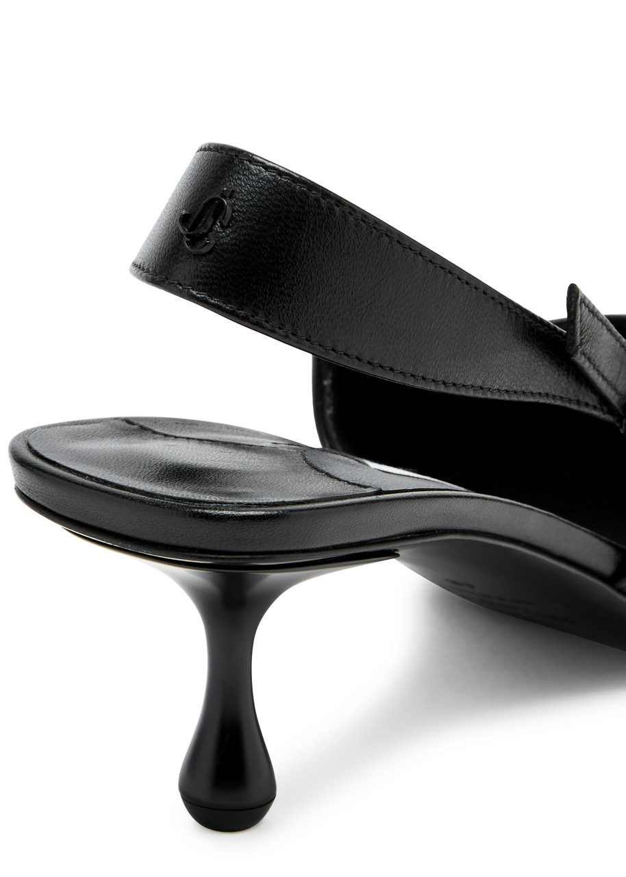 Amel 50 slingback leather pumps - 4