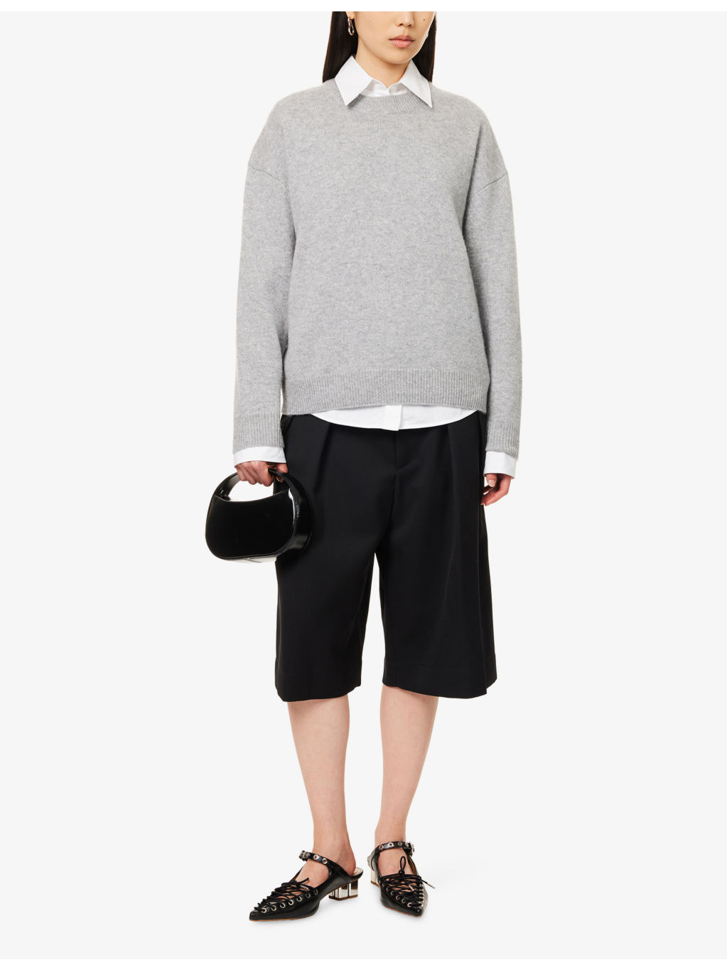 Lee Crew Dropped-Shoulders Cashmere Jumper - 2