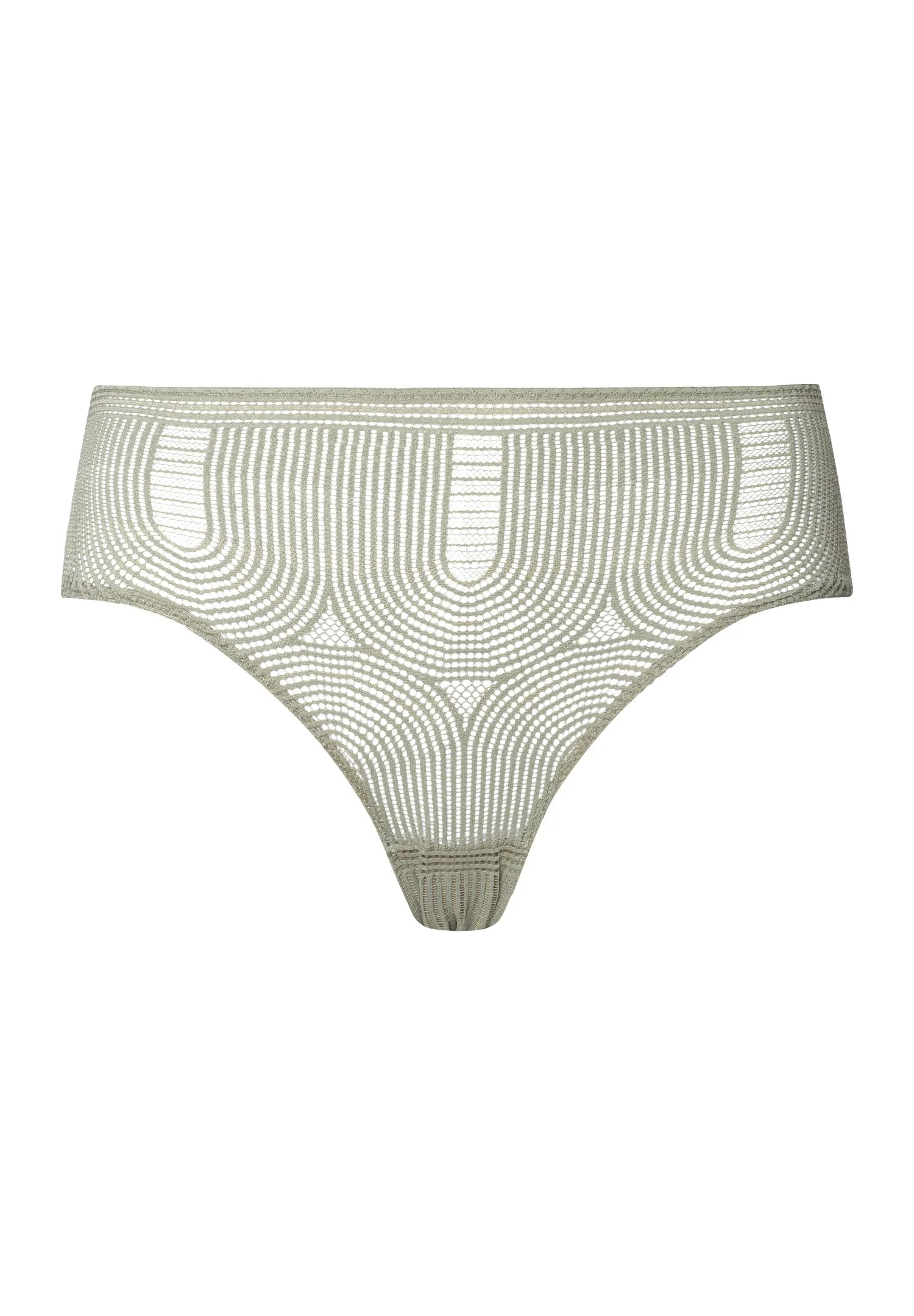 Martha Lace High Cut Brief - 1