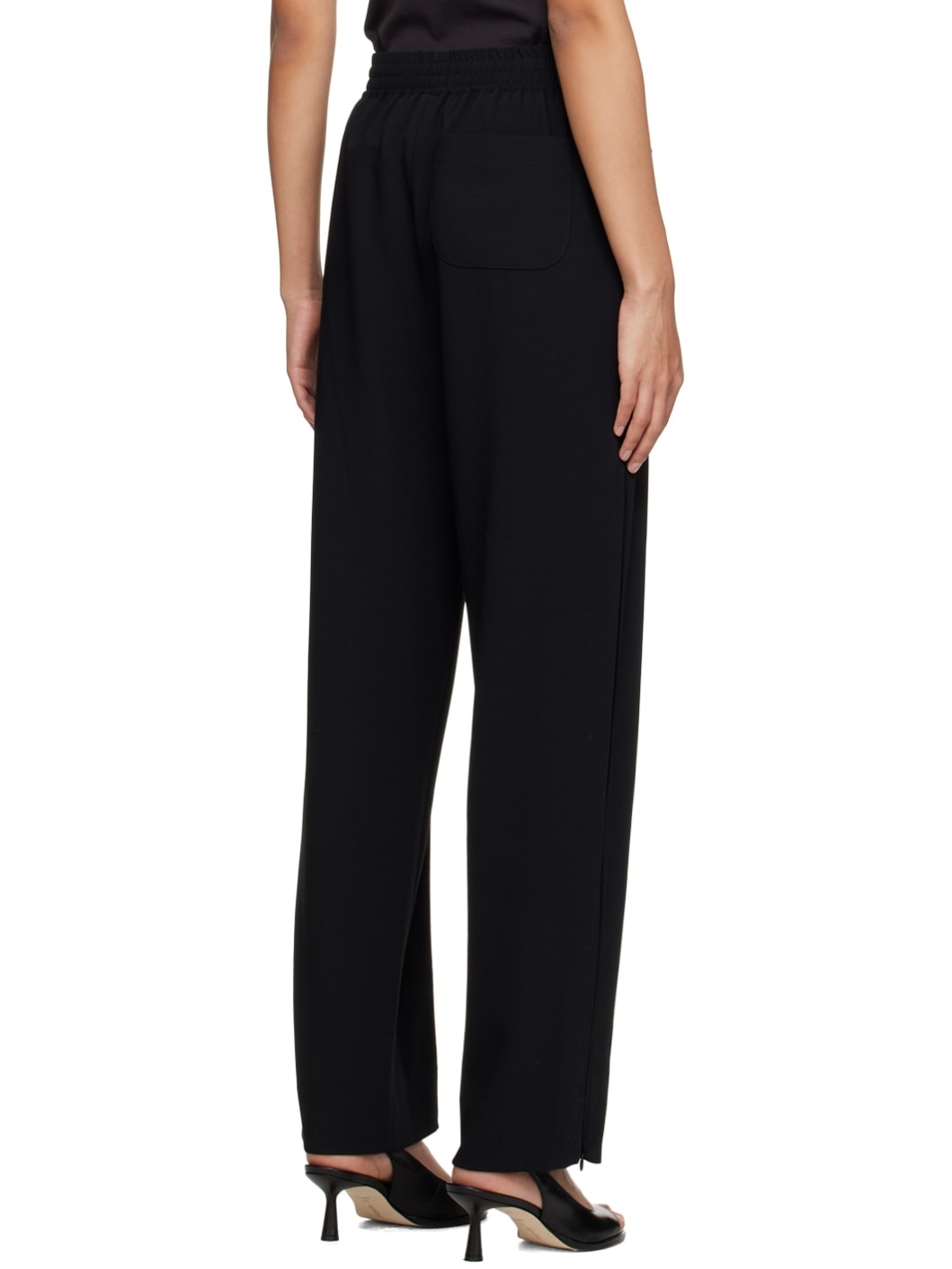 Black City Fluid Trousers - 3