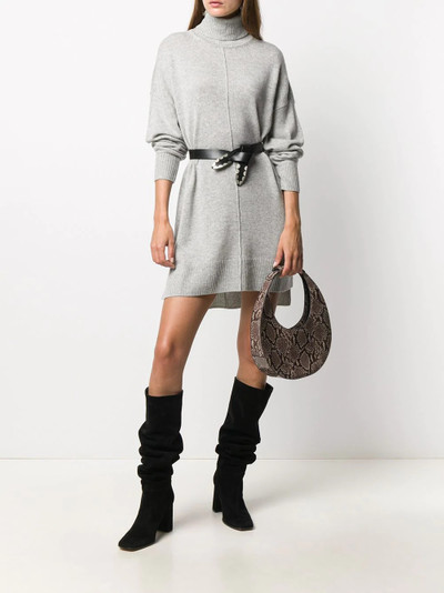 Isabel Marant oversized roll-neck knitted dress outlook