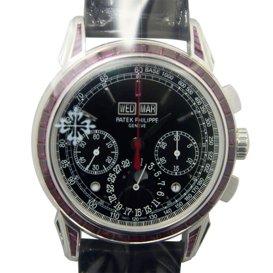 Patek Philippe Grand Complications Perpetual Chronograph Hand Wind Black Dial Men's Watch 5271-12P-0 - 2