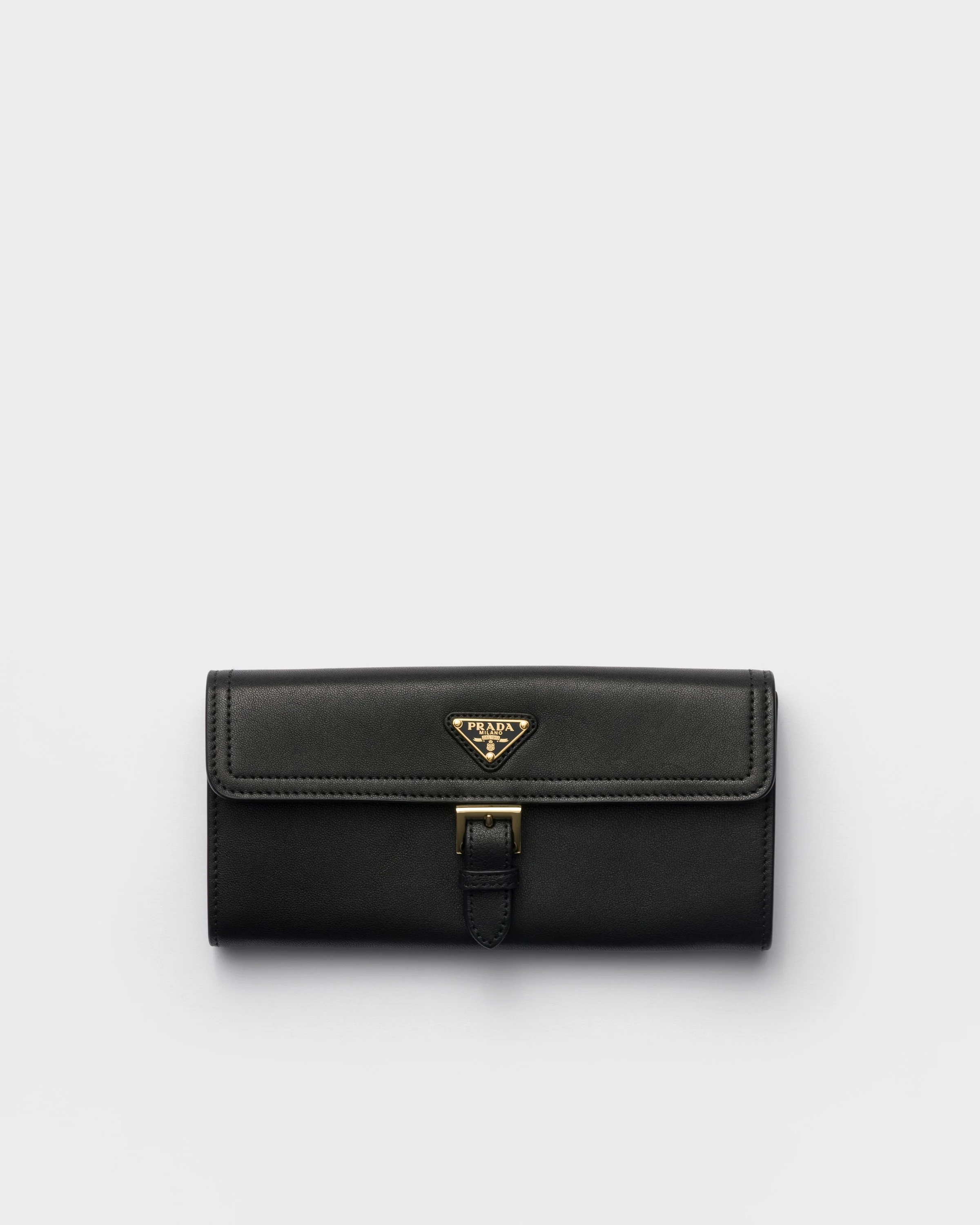 Large nappa leather wallet - 1