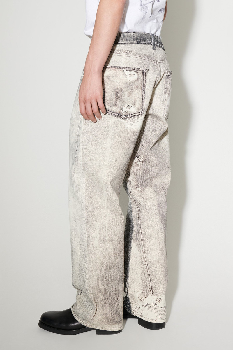 Our Legacy Third Cut Jeans Digital Print Ink Black | REVERSIBLE