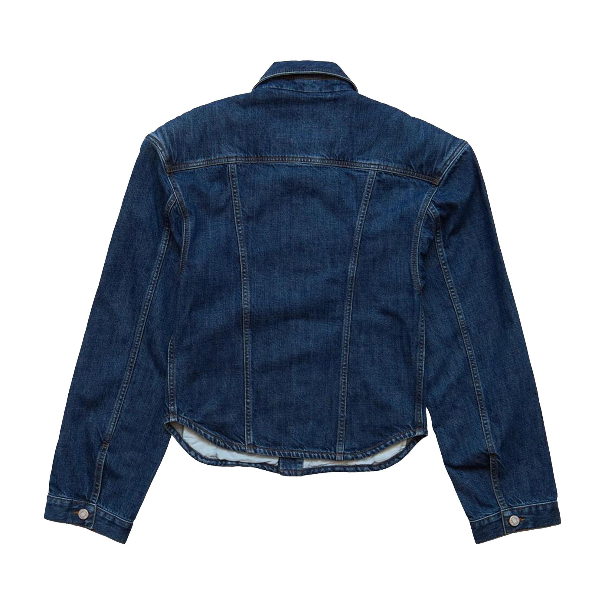 Martine Rose Extreme Shoulder Denim Jacket 'Blue' - 2