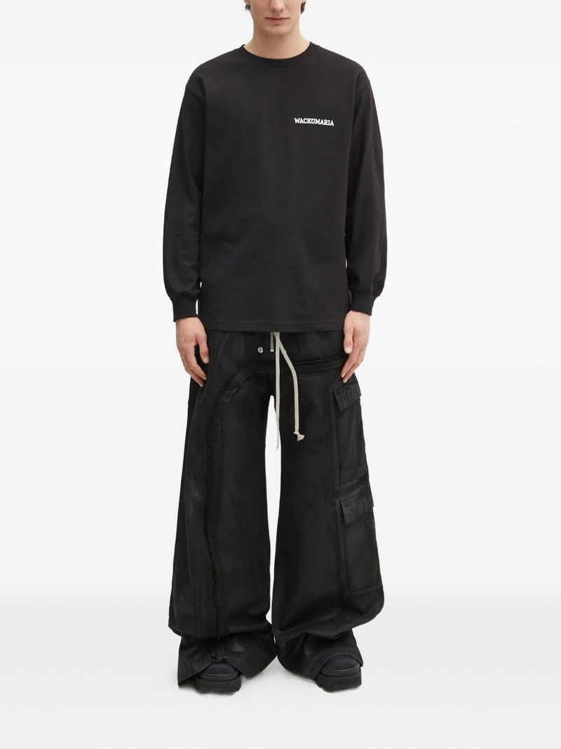 WACKO MARIA heart-print long-sleeve T-shirt outlook