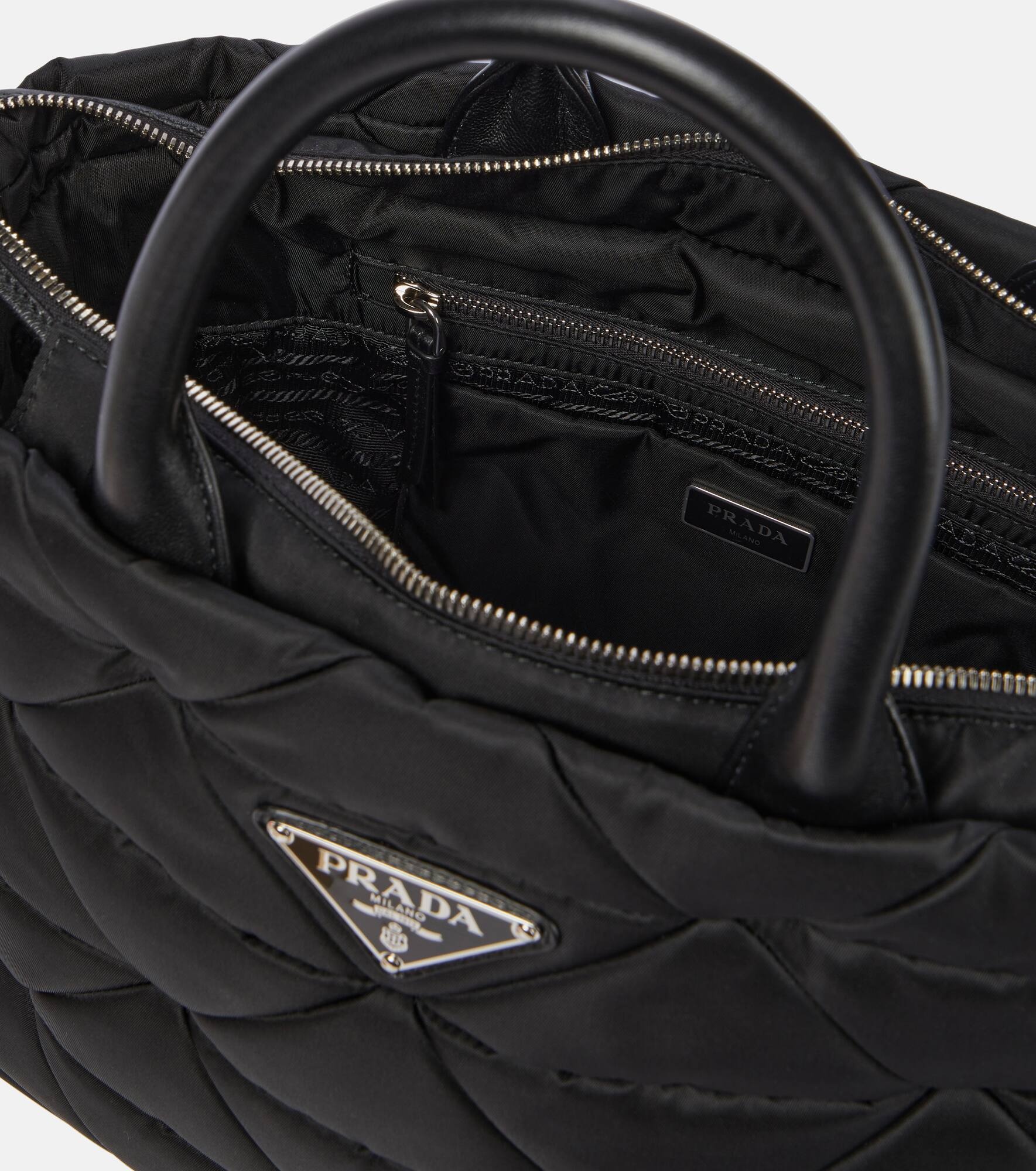 Re-Nylon quilted tote - 3