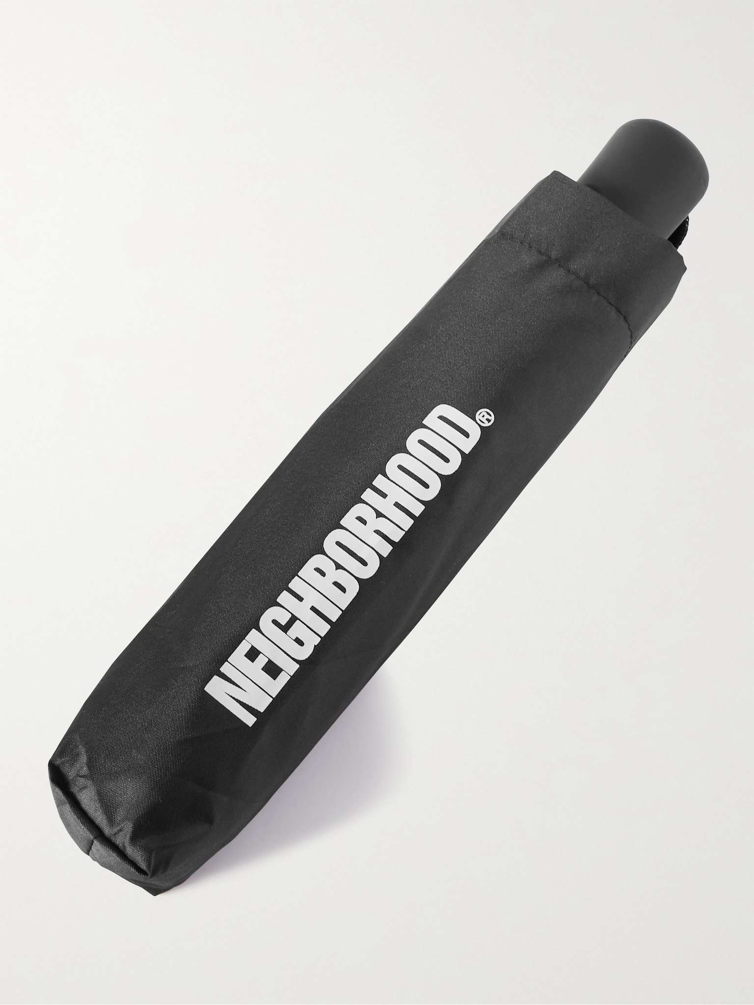 Logo-Print Fold-Up Umbrella - 3