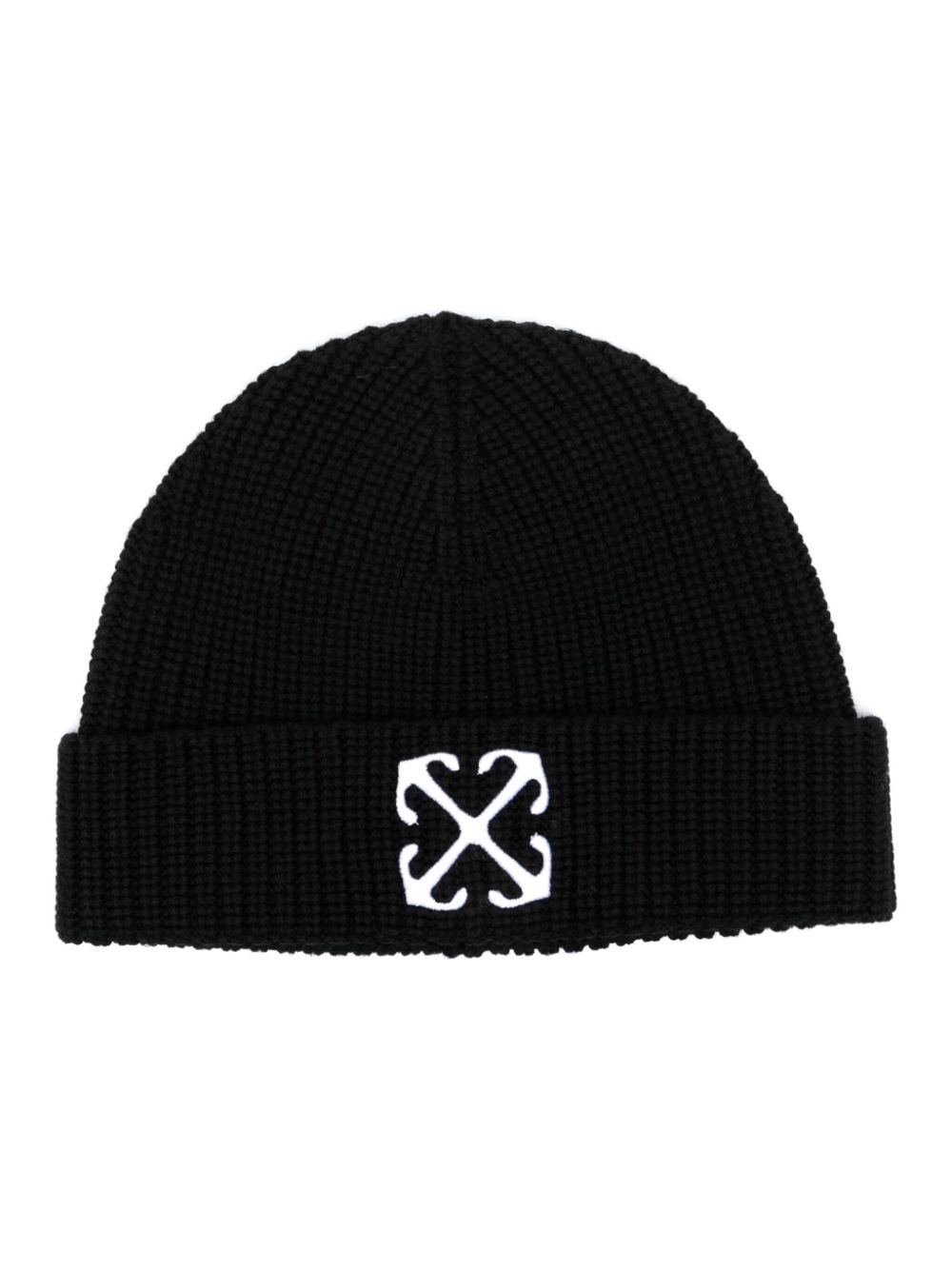 Arrow virgin-wool beanie - 1