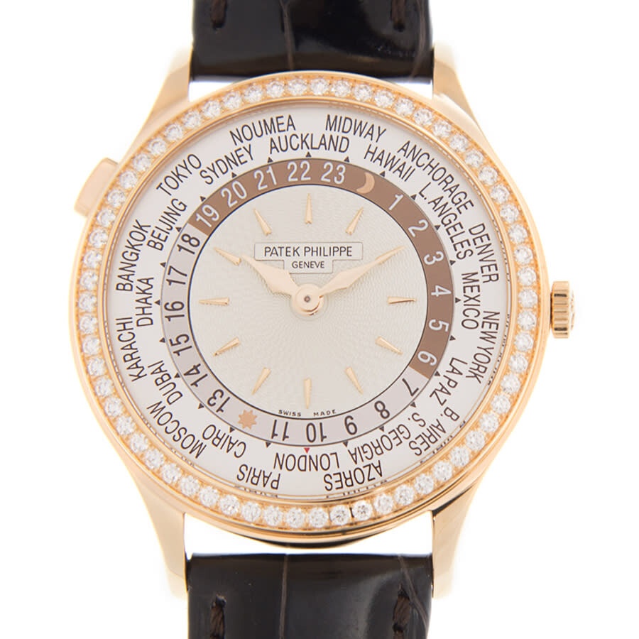 Patek Philippe Complications GMT Diamond Ivory Dial Ladies Watch 7130R-013 - 2