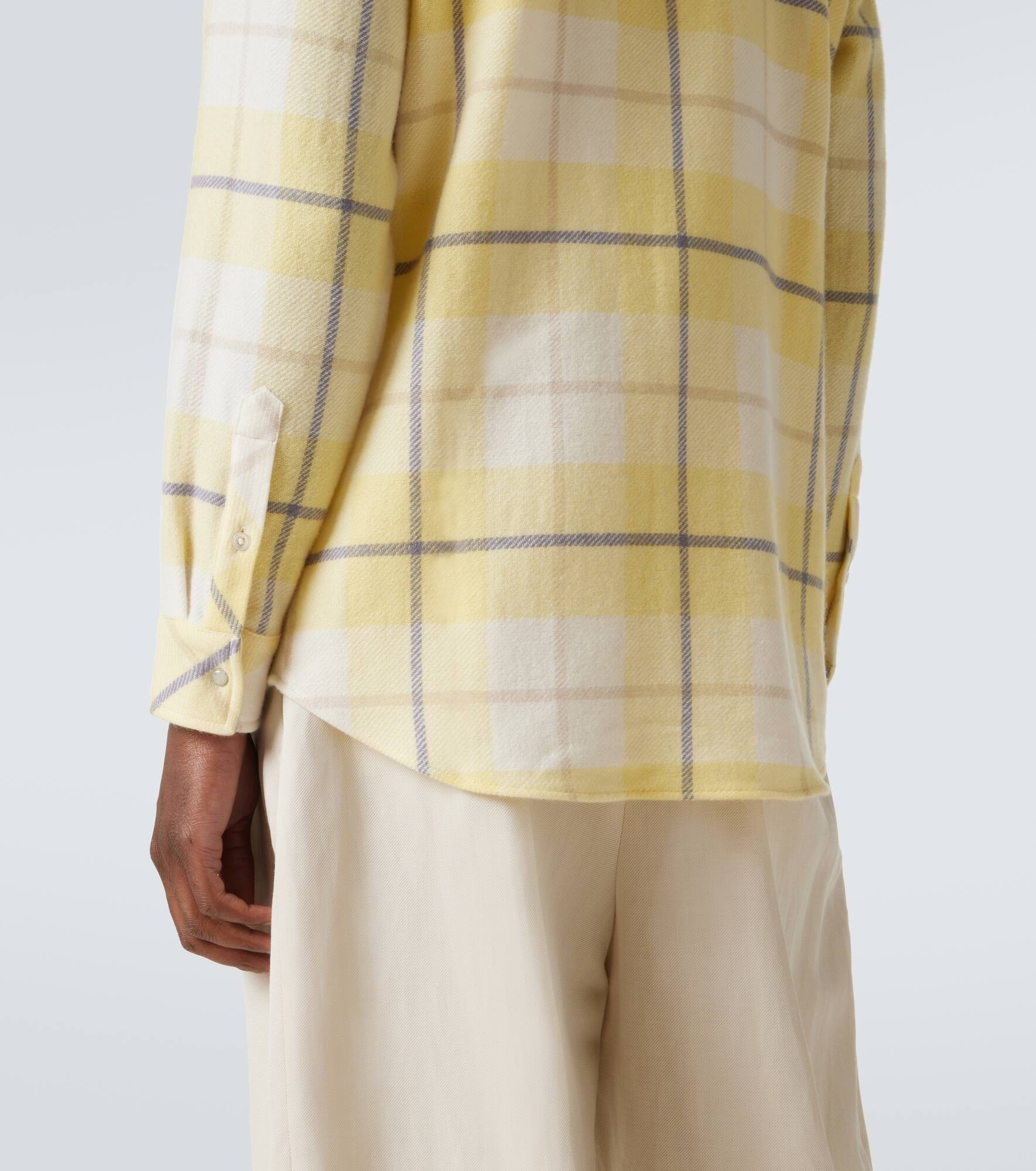 Dreamer plaid cashmere shirt - 6