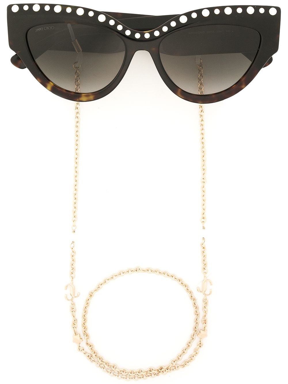 Sonja studded cat-eye sunglasses - 1