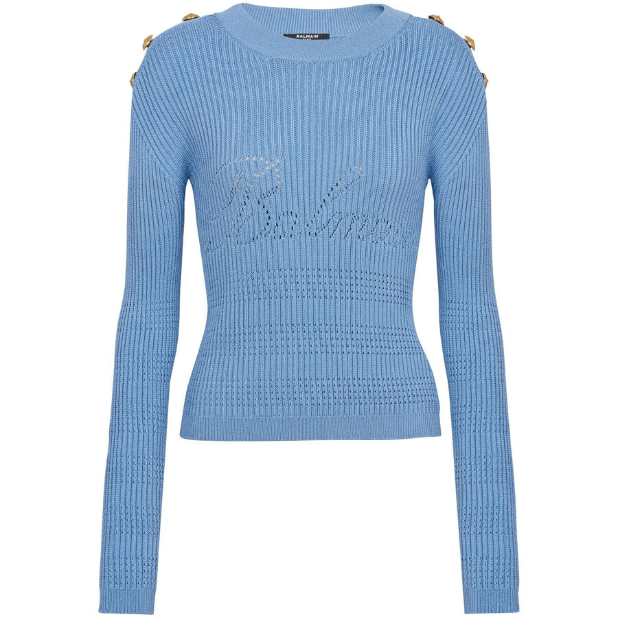 Balmain Signature Knit Jumper - 5