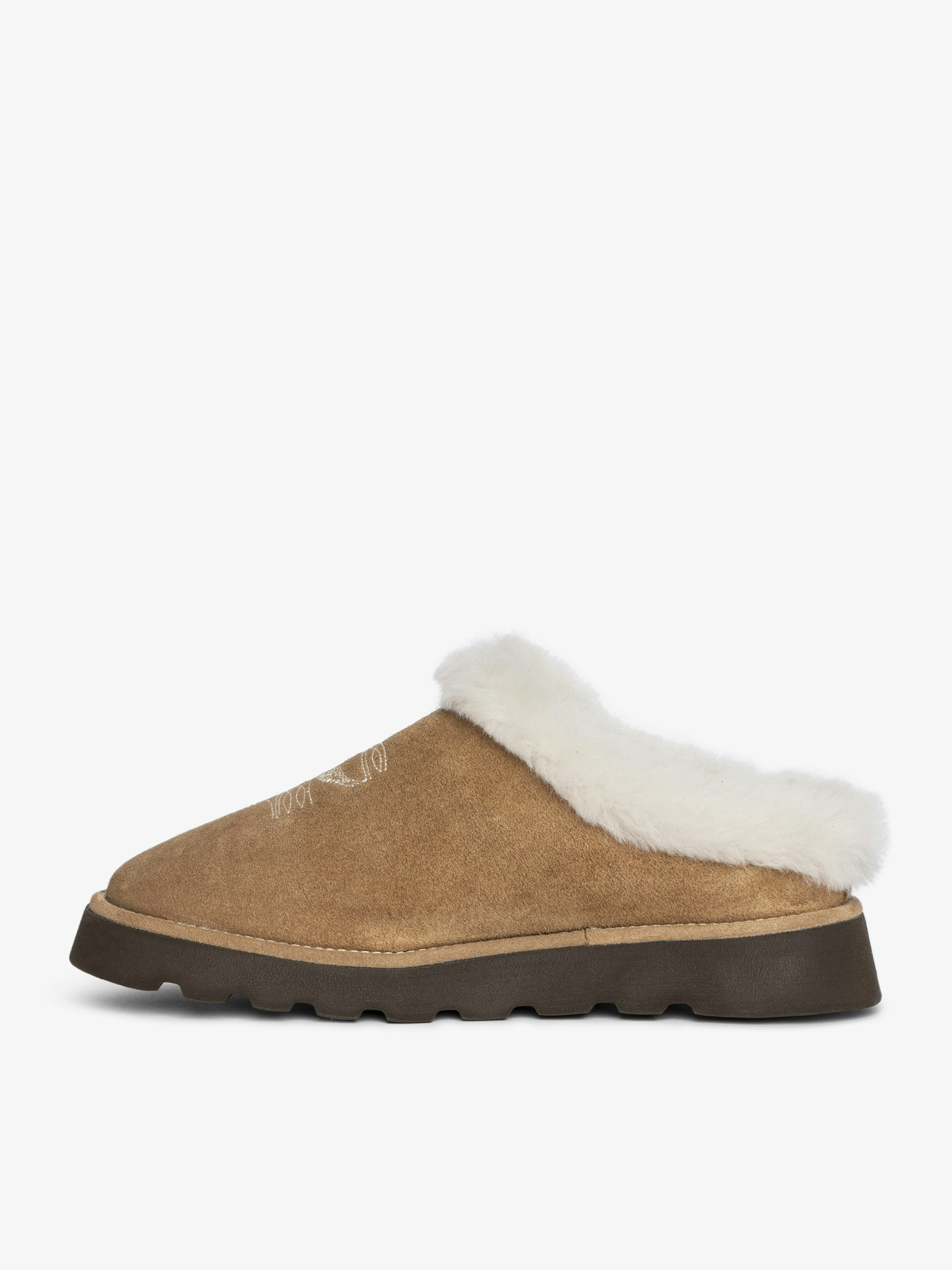 Teddy Shearling Mules - 2