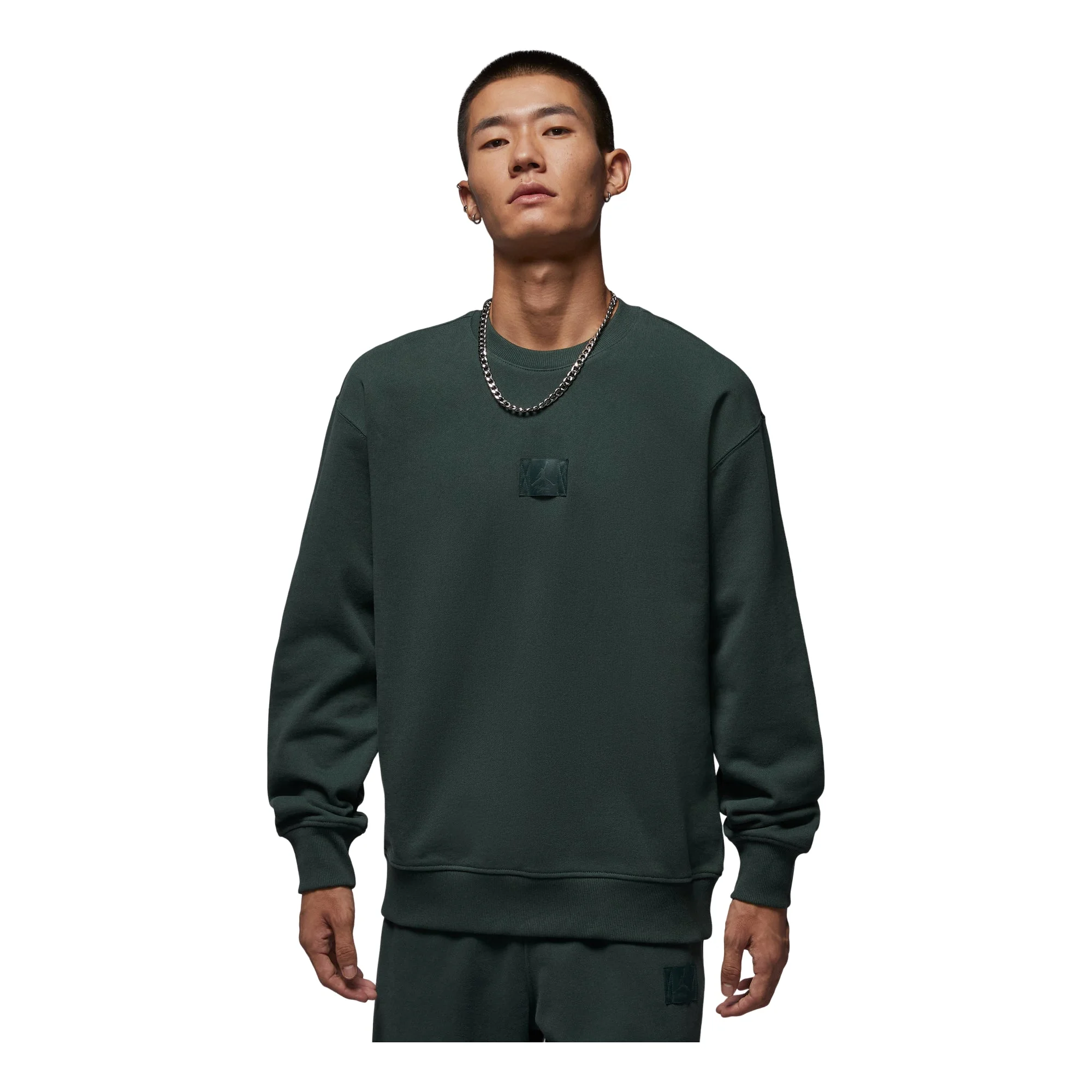 Air Jordan Flight Fleece Sweatshirt 'Midnight Green' FV7260-316 - 1
