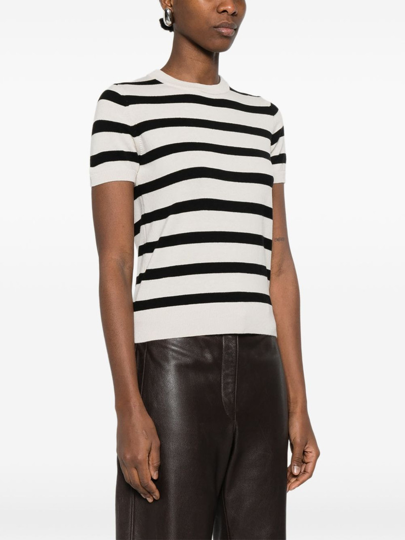 striped short-sleeve sweater 3