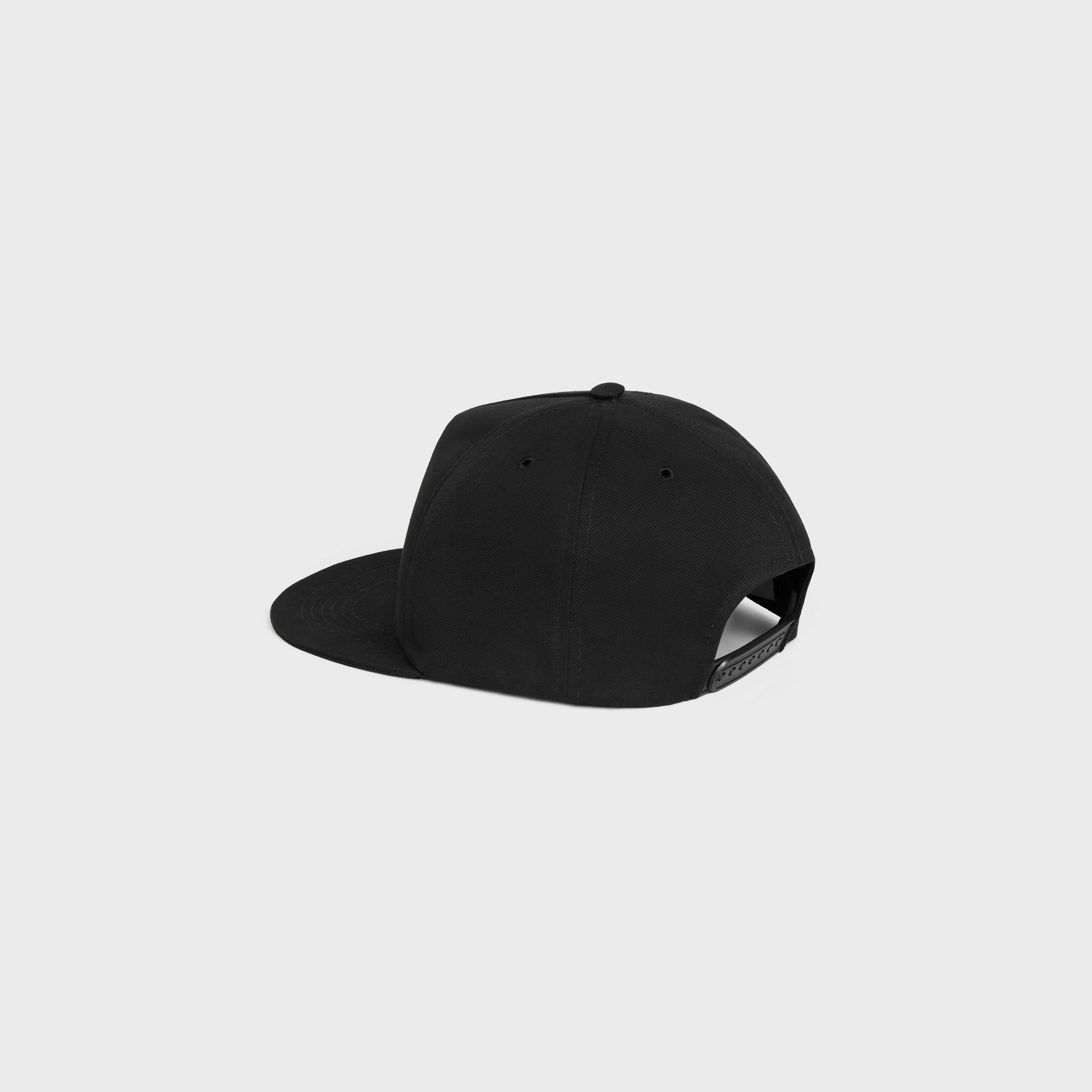 EMBROIDERED INITIAL SNAPBACK CAP IN COTTON - 4