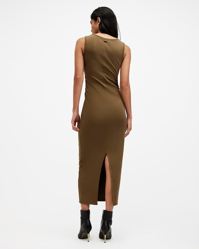 KATARINA BOAT NECK BODYCON FIT MAXI DRESS 6