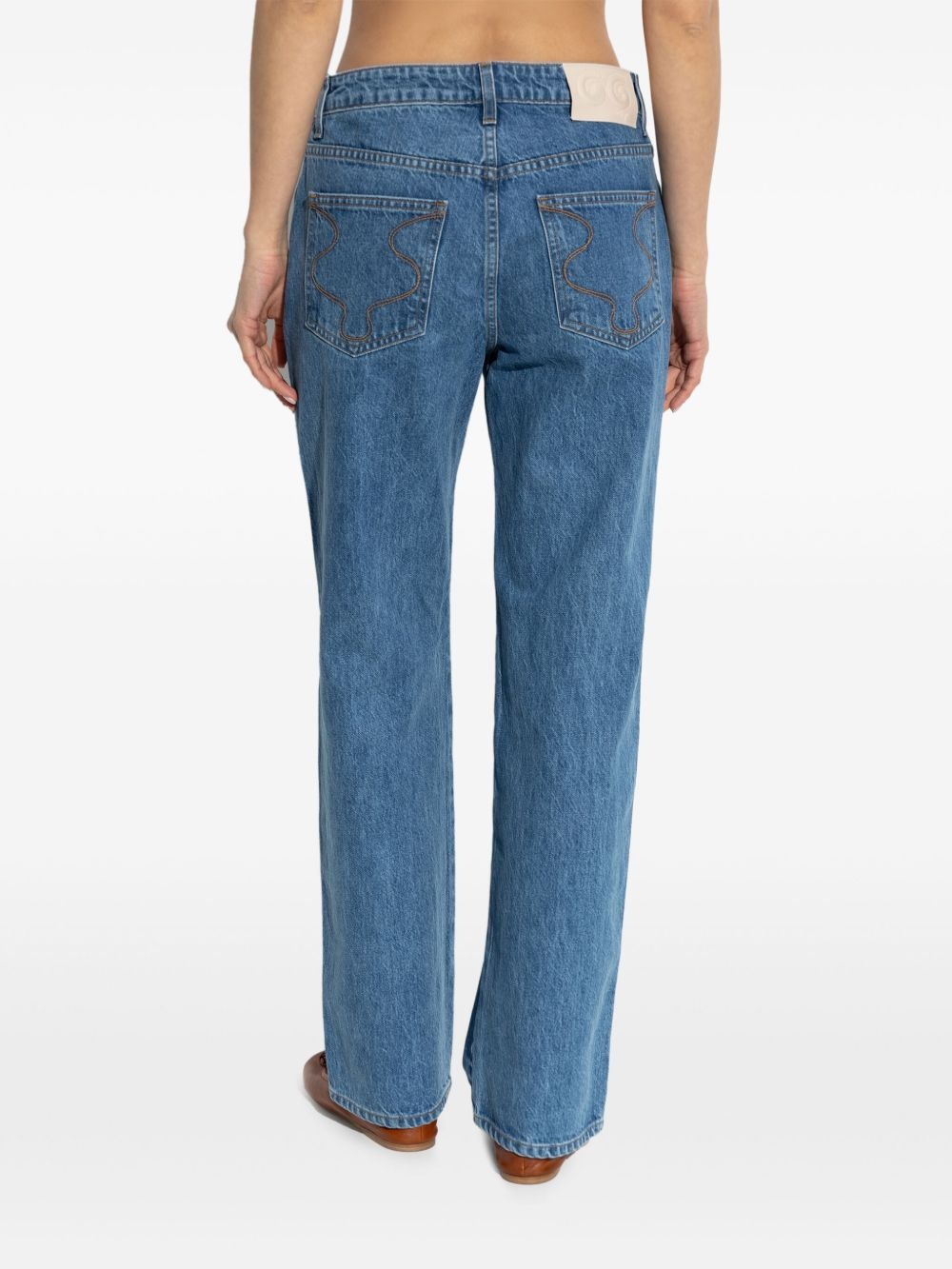 wide-leg jeans - 4