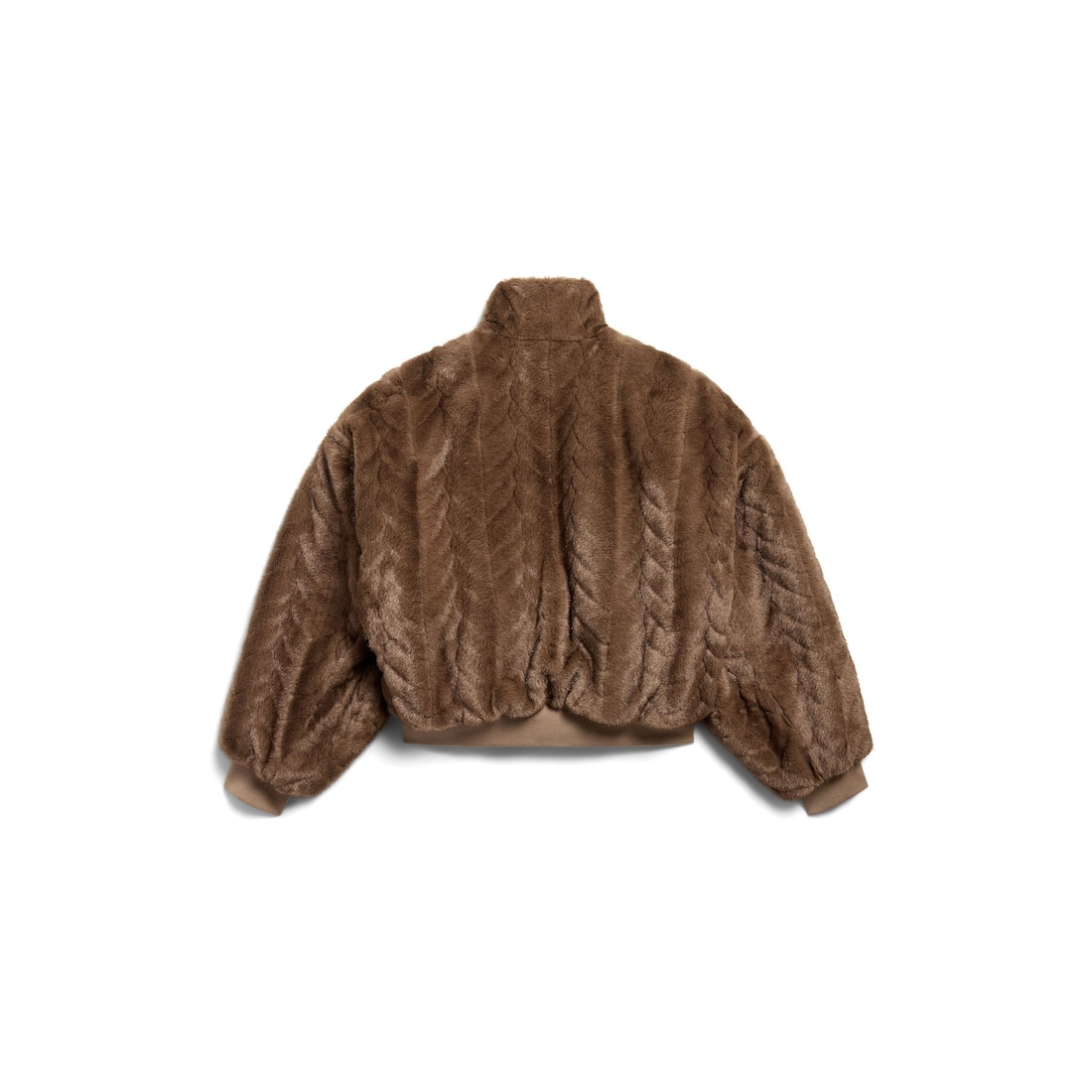 Women's Cropped Jacket in Brown - 6