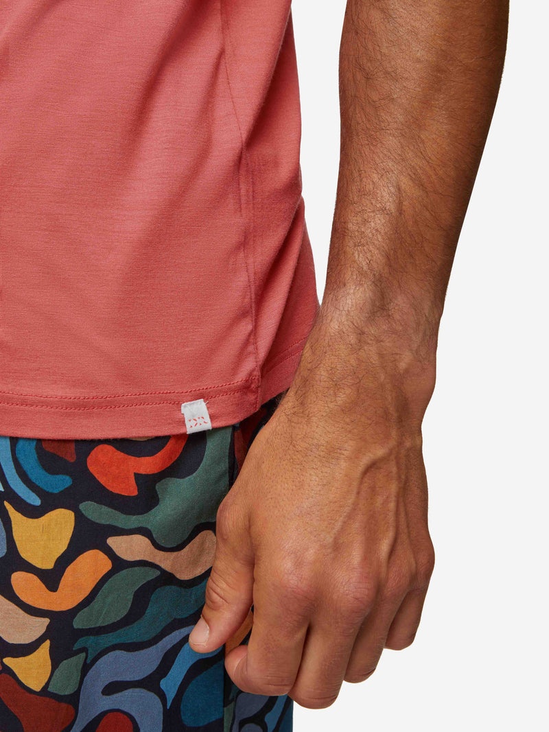 Men's T-Shirt Basel Micro Modal Stretch Soft Cedar - 5