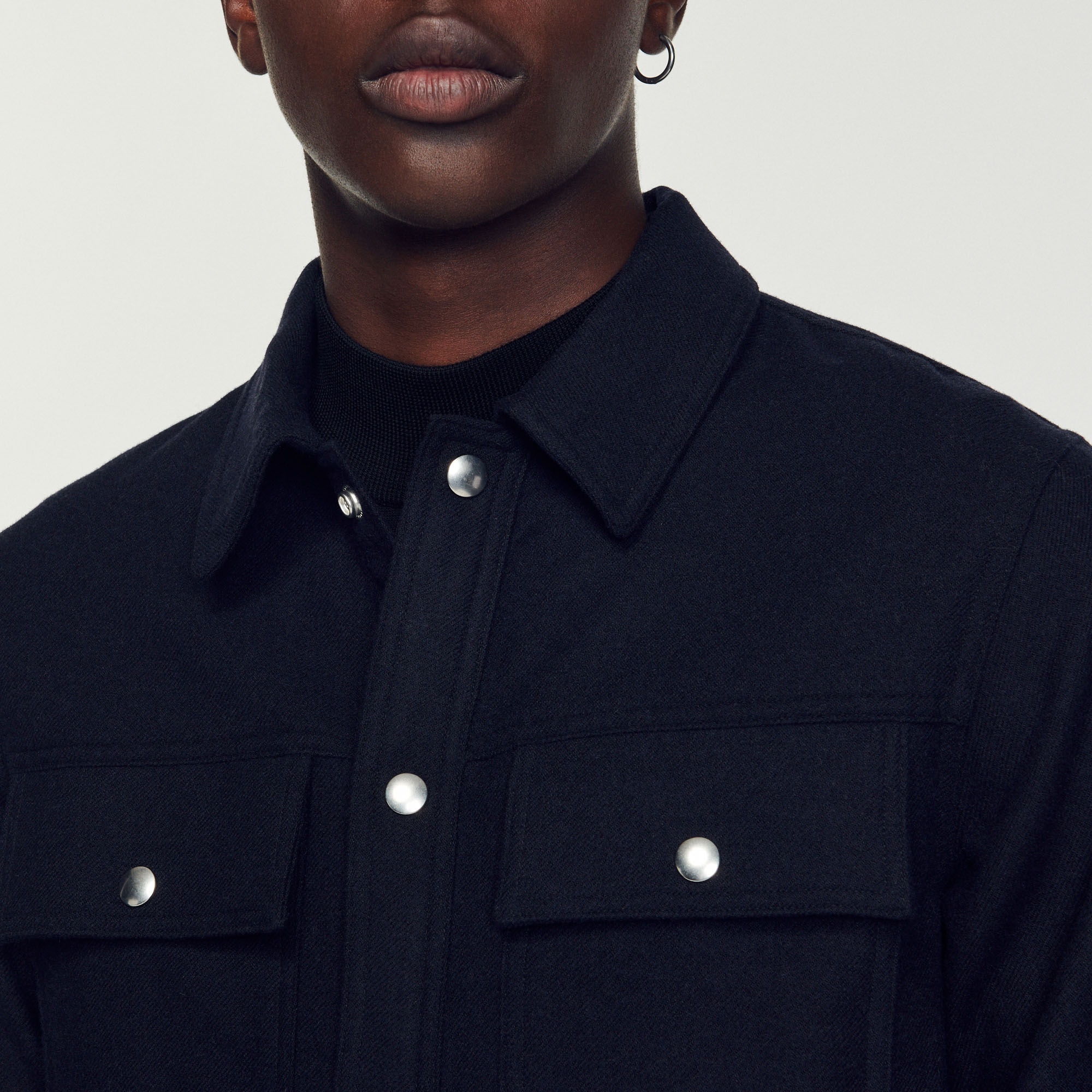 Wool overshirt - 4
