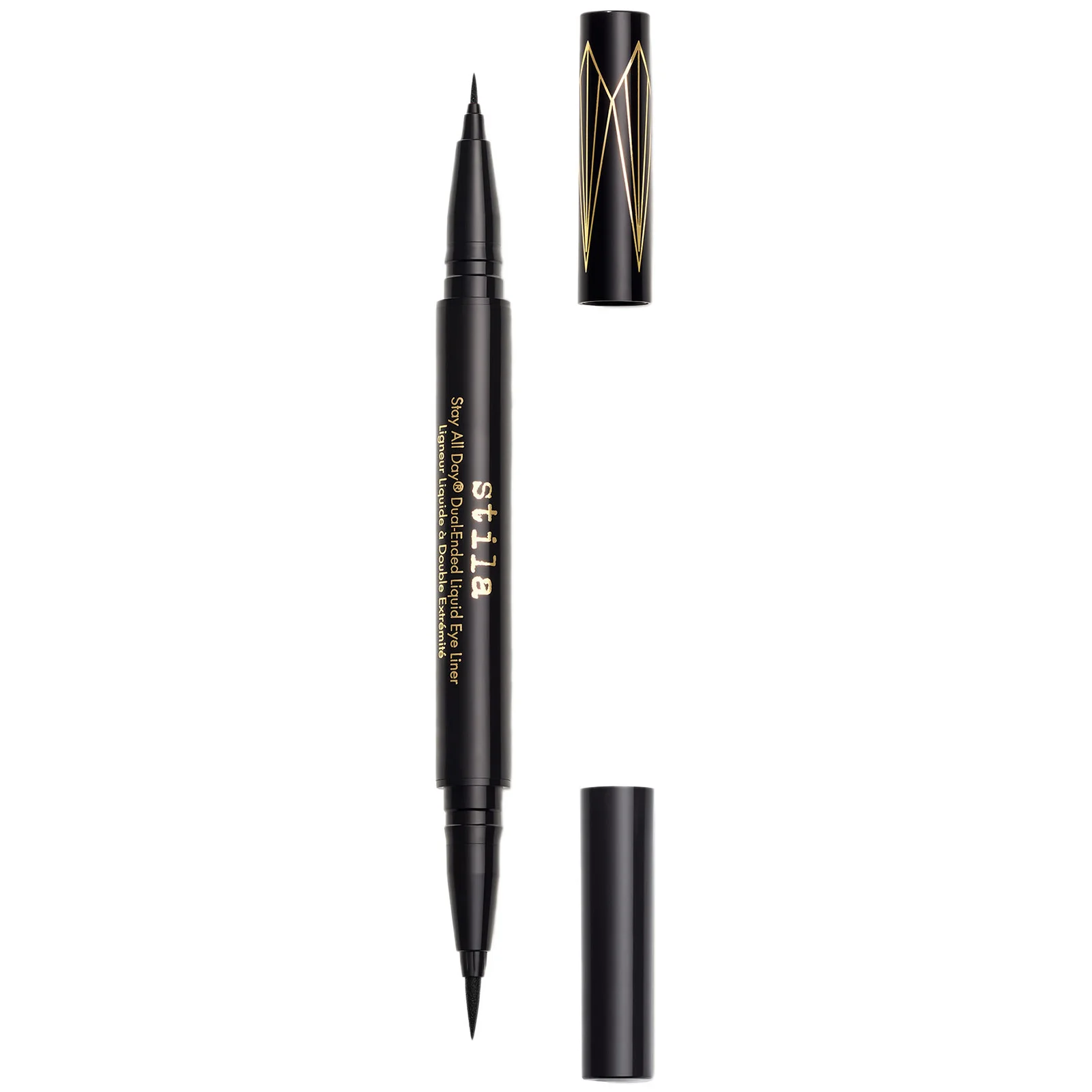Stila Stay All Day Dual-Ended Waterproof Liquid Eye Liner - Intense Black - 1