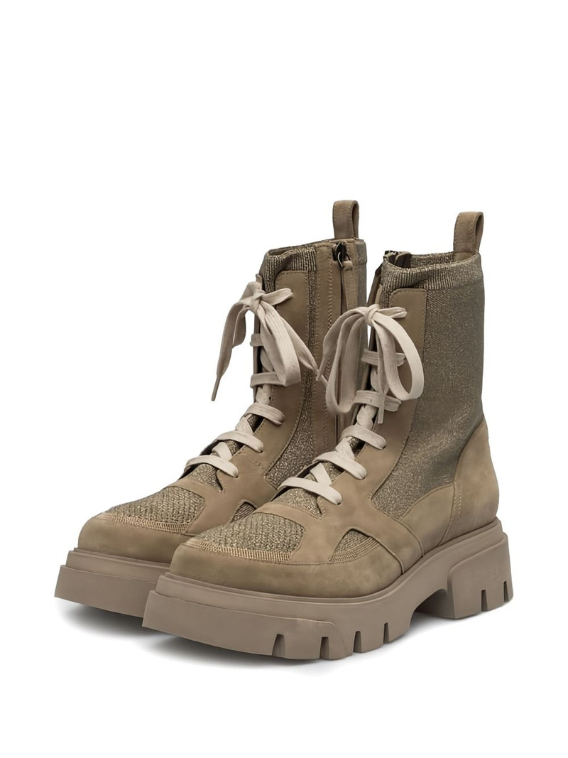 Brunello Cucinelli lace-up boots outlook