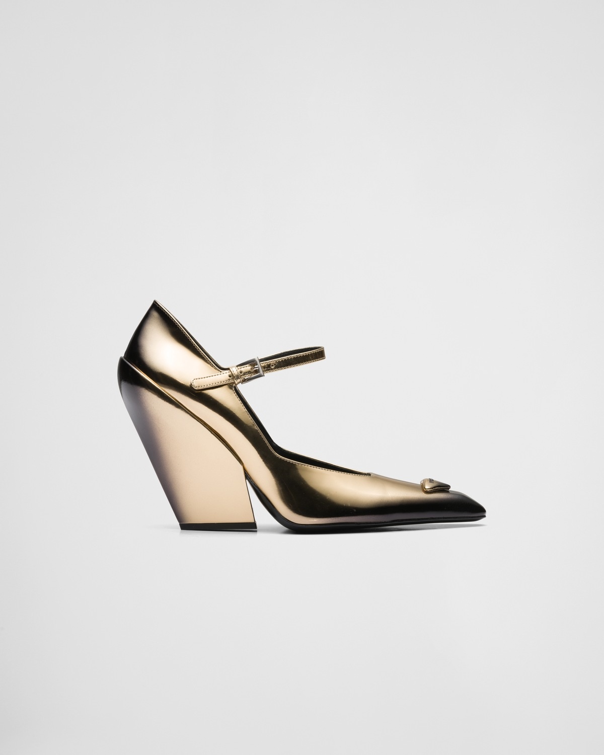 Brushed leather pumps - 1