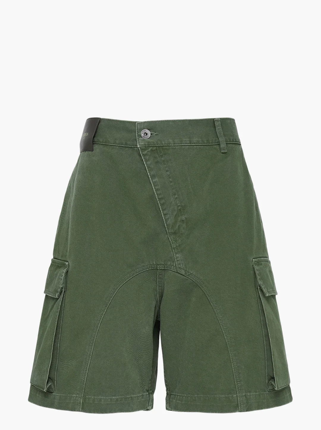 Twisted Patch Pocket Shorts - 1