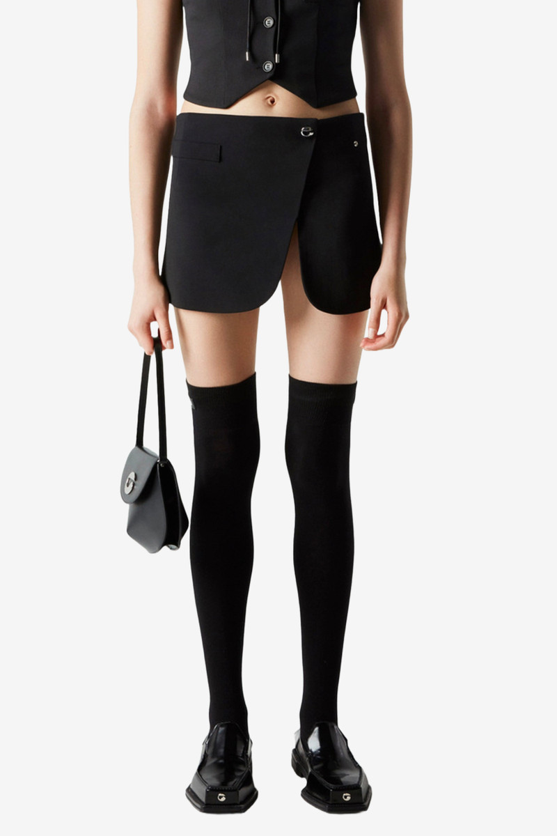 Tailored Mini Skirt - 1