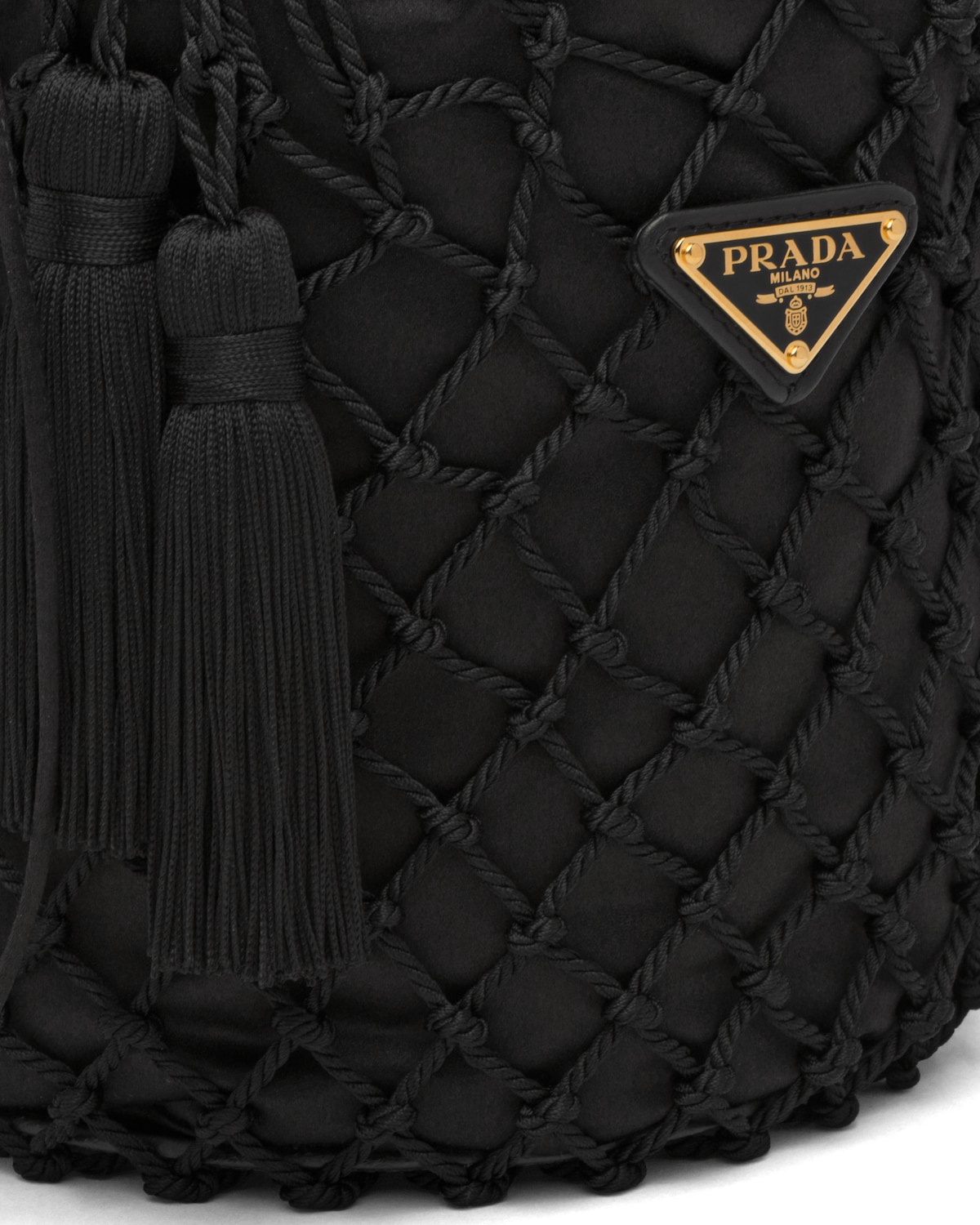 Braided Prada Fishnet Bag - 6