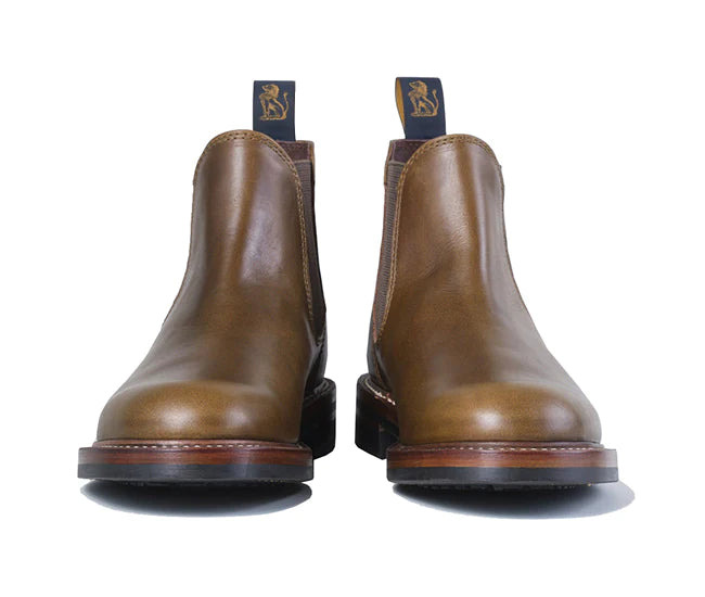 LK-027 Chelsea Boot Horween CXL Dark Olive - 2