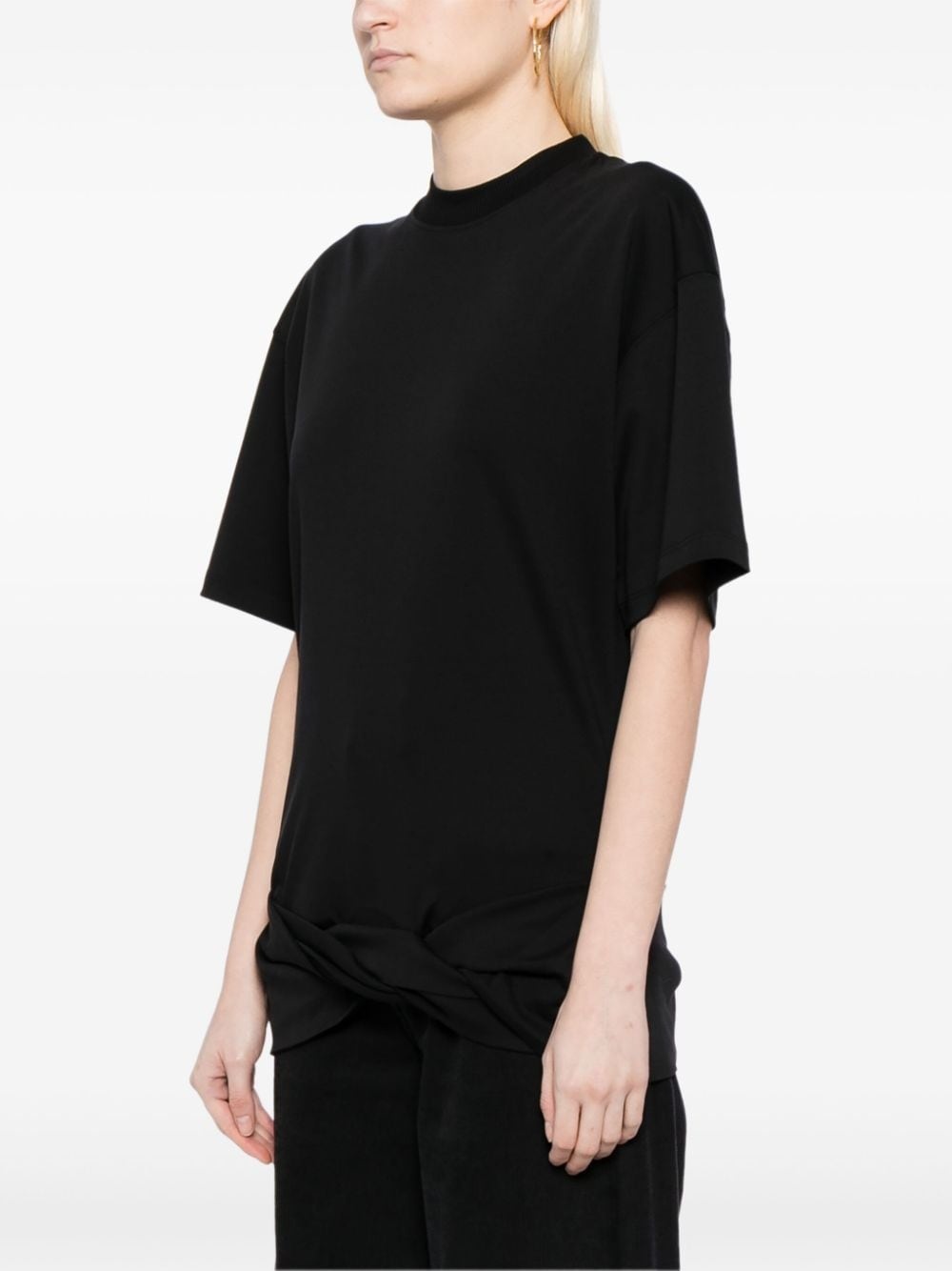 Arrows-embroidery cotton T-shirt - 3