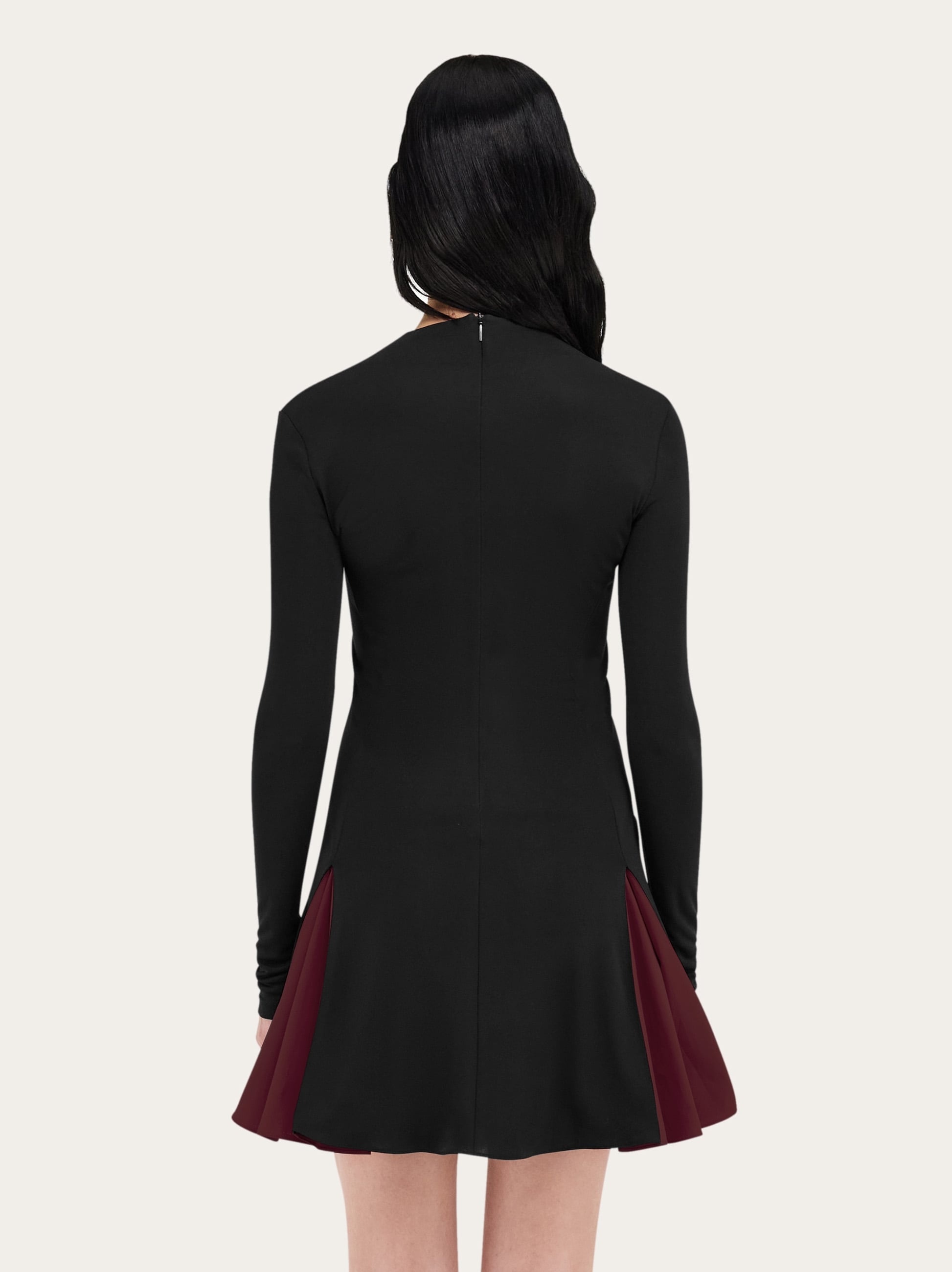 Ribbed skater dress - 3