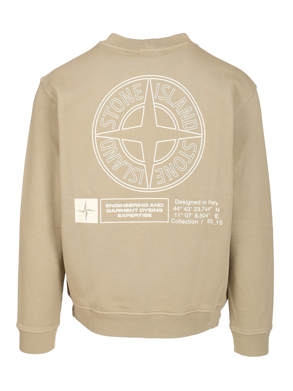 Oversized Crewneck Sweatshirt Sweatshirts Beige - 2