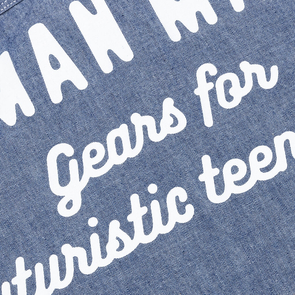 CHAMBRAY L/S SHIRT BLUE - 9