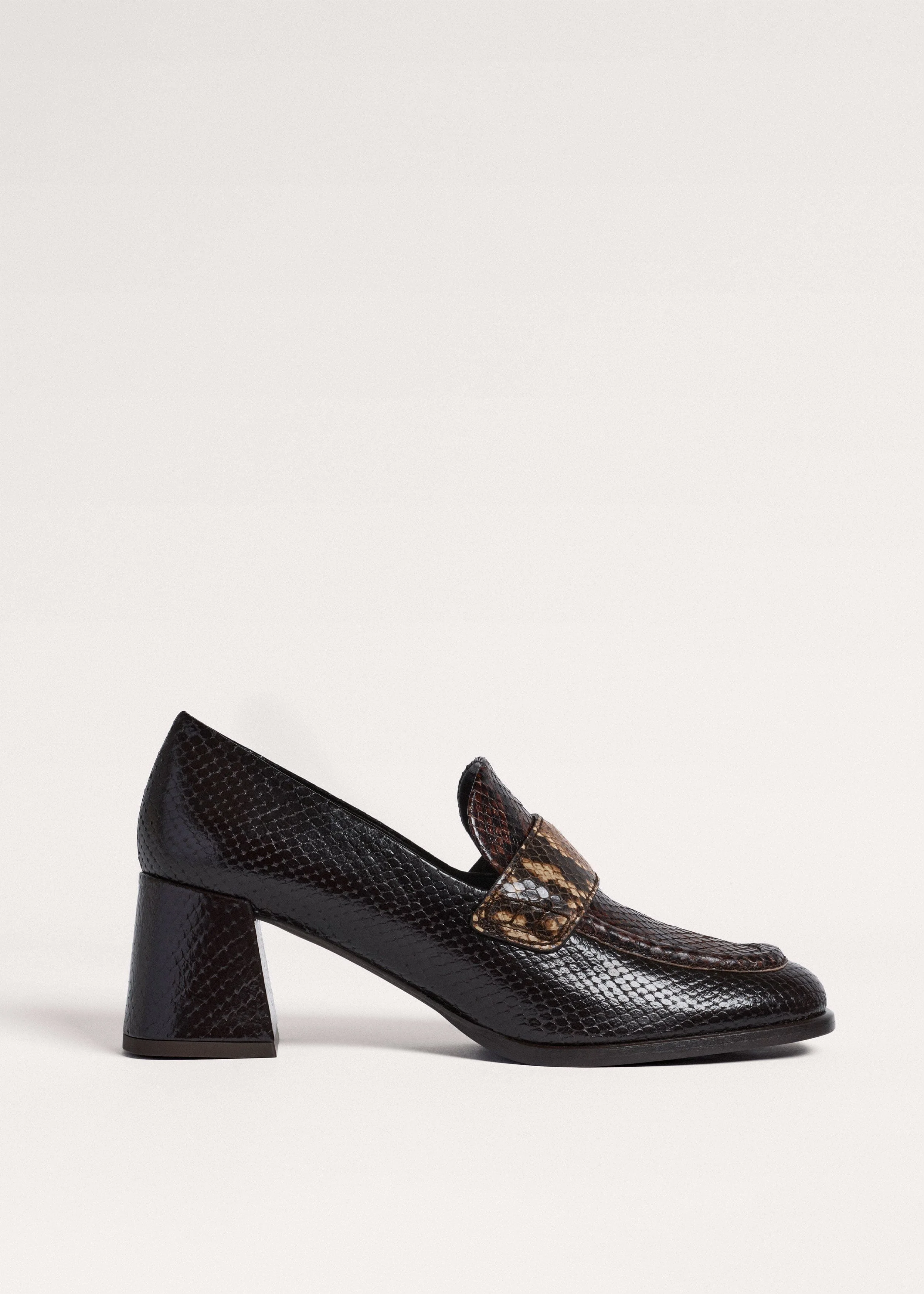 Block Heel Loafer - 1
