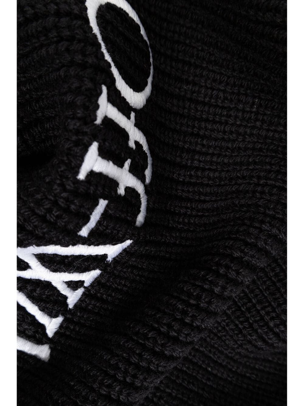 Off White Men Wo Logo Bksh Knit Scarf - 2